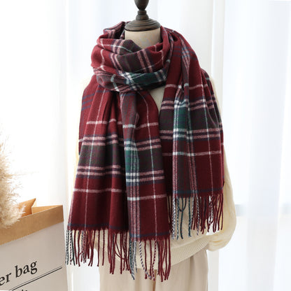 Fashion Women's Versatile Thick Warm Long Shawl Scarf