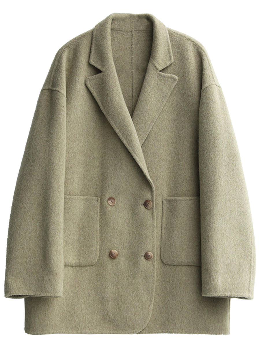 Women's Wool Double-sided Woolen Coat