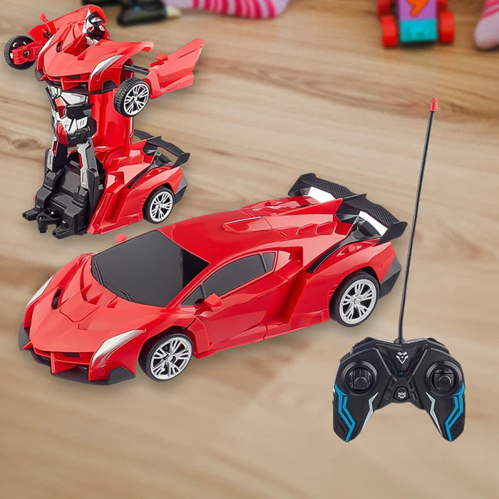 2 In 1 Automatic Robot Converted Remote Control Car With Light Scale 360°Drifting Deformation Robot Car Toy Kids Boys, Robot Convert Unique Toy For Boys (1 Pc)PRODUCT CODE (GMG0002057)