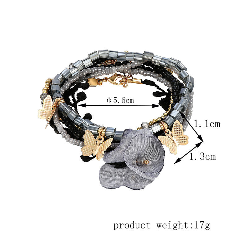 Personalized Solid Color Dual-use Short Bracelet   Contrasting