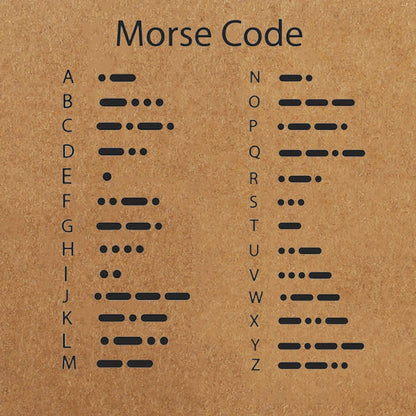 Morse Code Rings Go With Everything