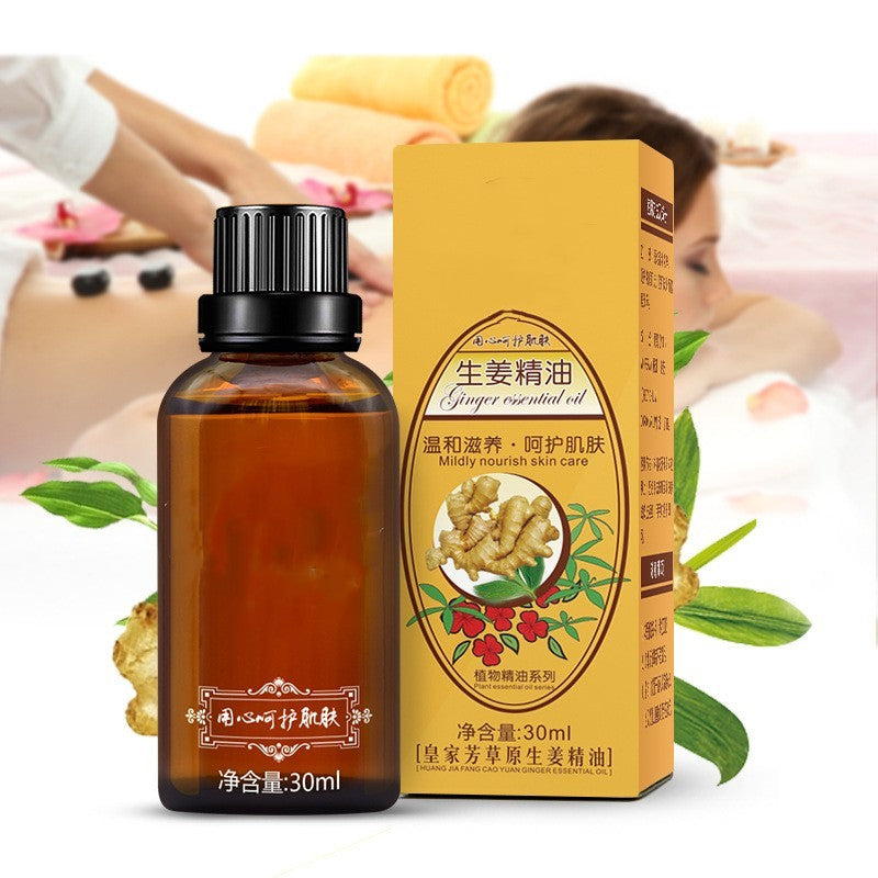 Botanical Compound Essential Oil Ginger Whole Body Massage 30ml Scraping Oil