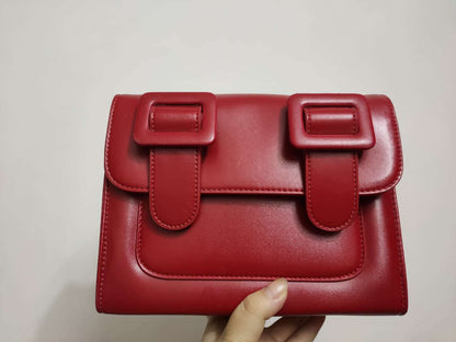 New Color-Blocking Solid Color Ins One-Shoulder Bag