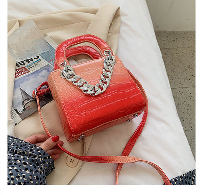 Hand-held Chain Bag Fashion Trendy  Pattern Dai Fei Bag Casual Simple Messenger Bag