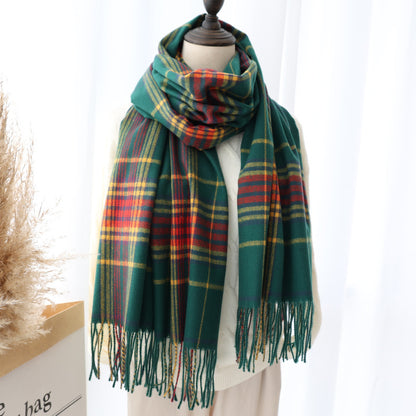 Fashion Women's Versatile Thick Warm Long Shawl Scarf