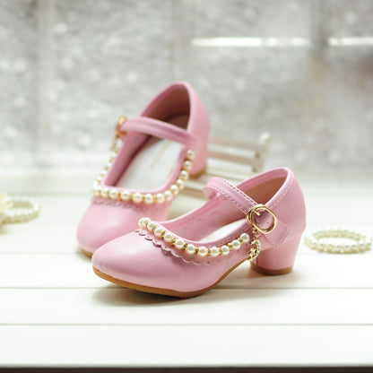 High-heeled Single Shoes Princess Crystal Shoes