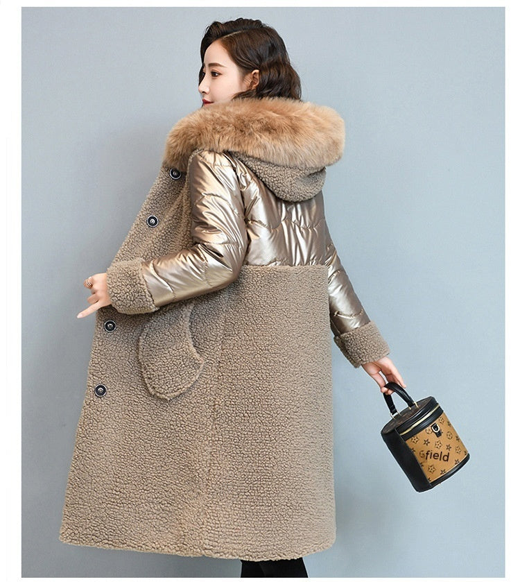 Fashion Particles Chenille Coat Women