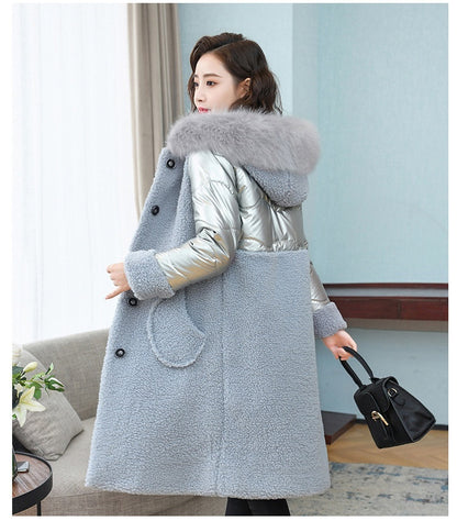 Fashion Particles Chenille Coat Women