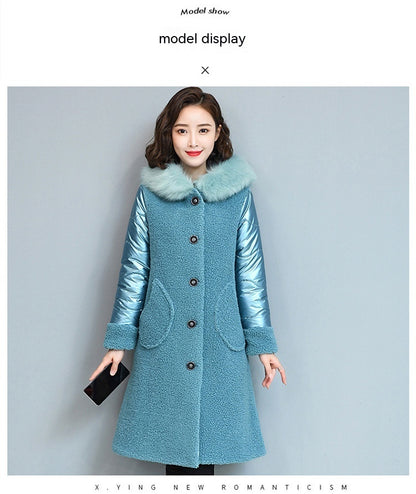 Fashion Particles Chenille Coat Women