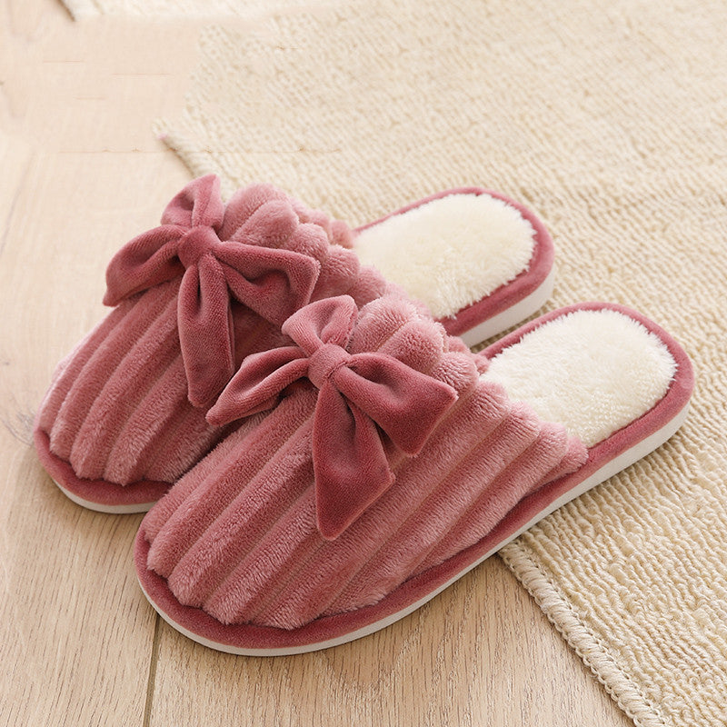 Season Home Warm Couple Plush Slippers