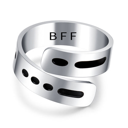 Morse Code Rings Go With Everything