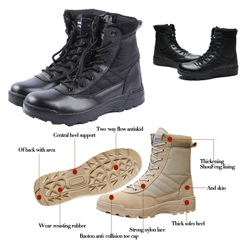 Foreign Trade Supply Summer Breathable High Top Tactical Boots