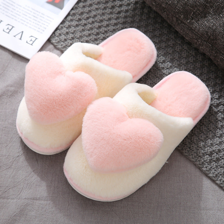 Love Women's Home Thick Warm Slippers