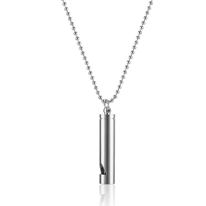 Hip Hop Dicco Blowing Whistle Necklace Treble Decibel