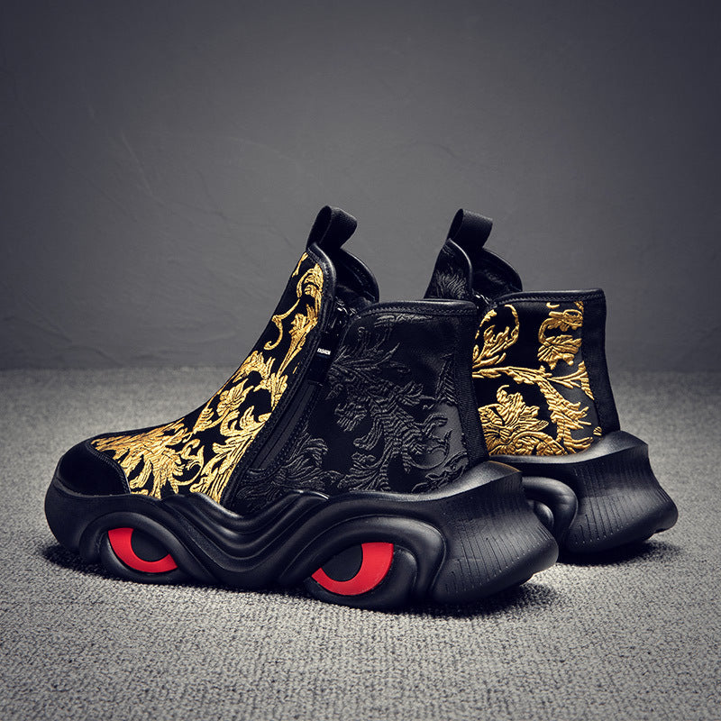 Thick-soled Chinese Style Men's Boots Trend