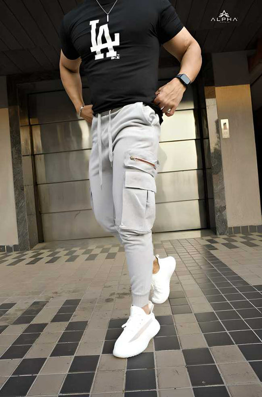 OS Men's Cotton Texture Stretchable Jogger PRODUCT CODE (OS0005558)