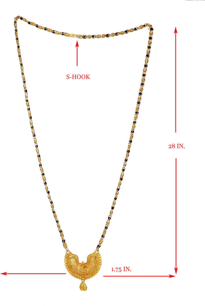 Stunning Gold Plated Mangalsutra PRODUCT CODE (OS0006848)