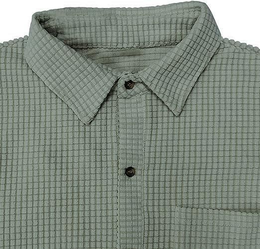 OS Men's Knit Stylish Half Sleeve Shirt Olive PRODUCT CODE (OS0005542)