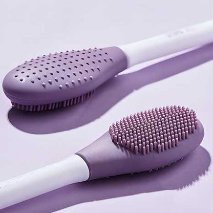 OS Double-headed Silicone Mask Brush Face Cleansing and Applying Mud Mask (Pack of 2) PRODUCT CODE (OS0001292)