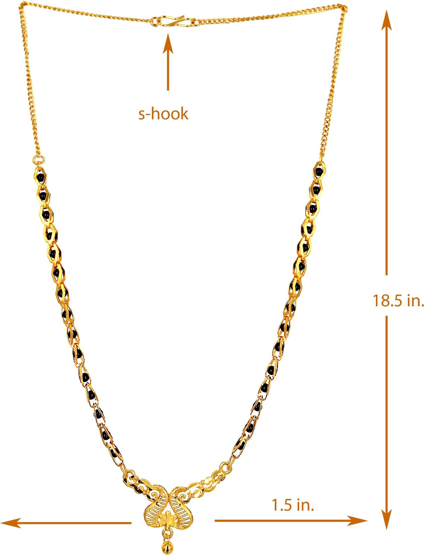 Trendy Gold Plated Mangalsutra PRODUCT CODE (OS0006847)