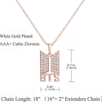 AVR JEWELS Korean BTS Army Necklace For women and girls PRODUCT CODE (OS0006783)