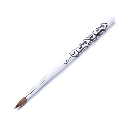 New Style Manicure Mink Hair Crystal Pen