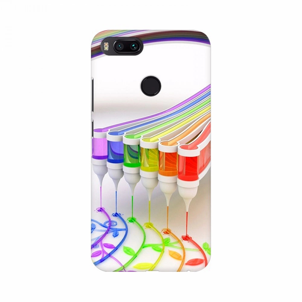 Colorful Line Drawing Mobile Case Cover