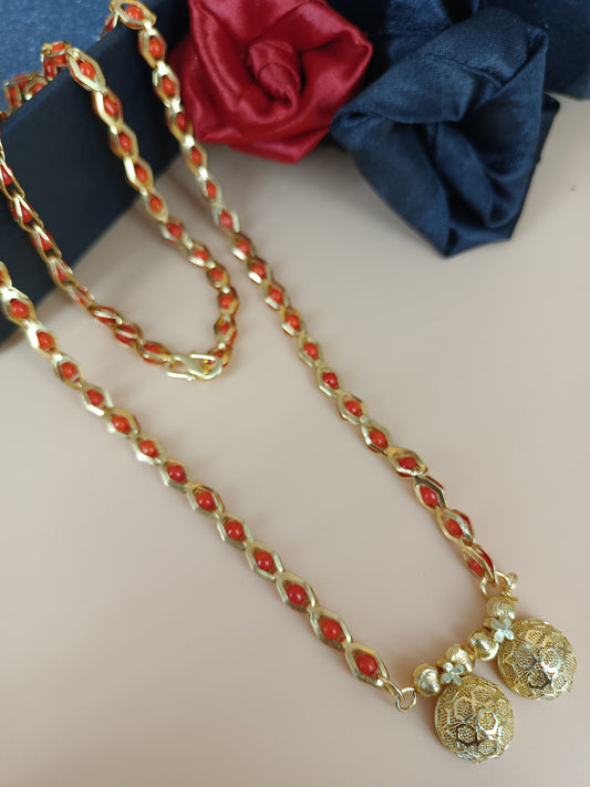 Authentic Gold Plated Mangalsutra PRODUCT CODE (OS0006865)