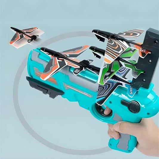 OS Airplane Launcher Toy Gun with Foam Glider PRODUCT CODE (OS0001127)