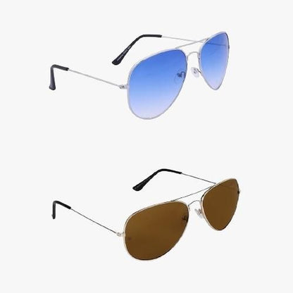 OS Men's Black Sunglasses (Pack of 2) PRODUCT CODE (OS0008267)