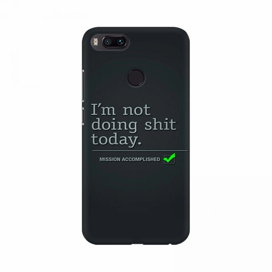 Mission Accomplished Text Mobile Case Cover