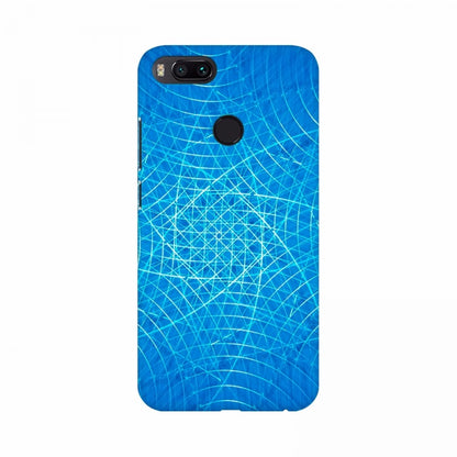 Blue Color Different Curves Mobile Case Cover