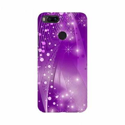 Purple Light Gliterring Mobile Case Cover