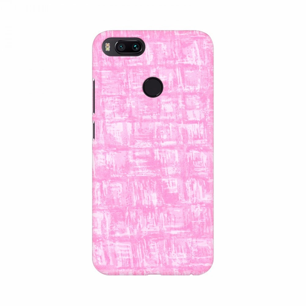 Pink Color Texture Mobile Case Cover