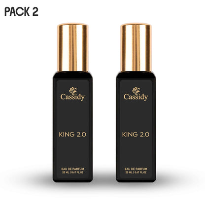 CASSIDY King 2.0 perfume 20ml (Pack of 2) PRODUCT CODE(OS0008541)