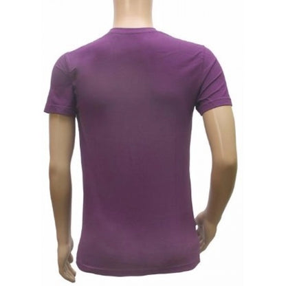 Generic Mens Hosiery Mix Printed Men Tshirts (Violet, S)