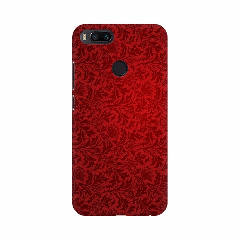 Red Floral wallpaper Mobile Case Cover