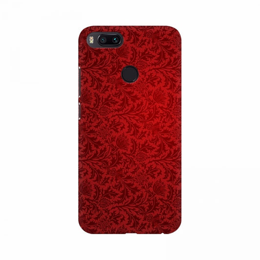 Red Floral wallpaper Mobile Case Cover