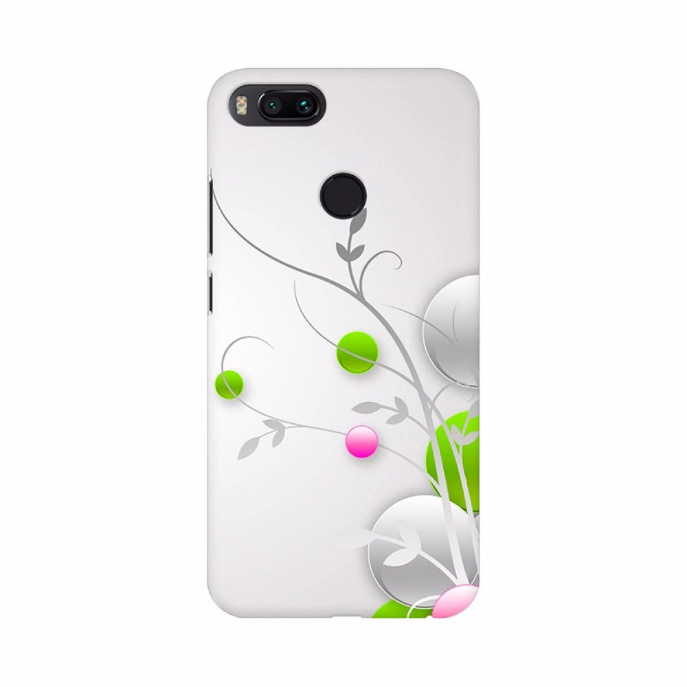 Classic Floral Design with white background Mobile Case Cover