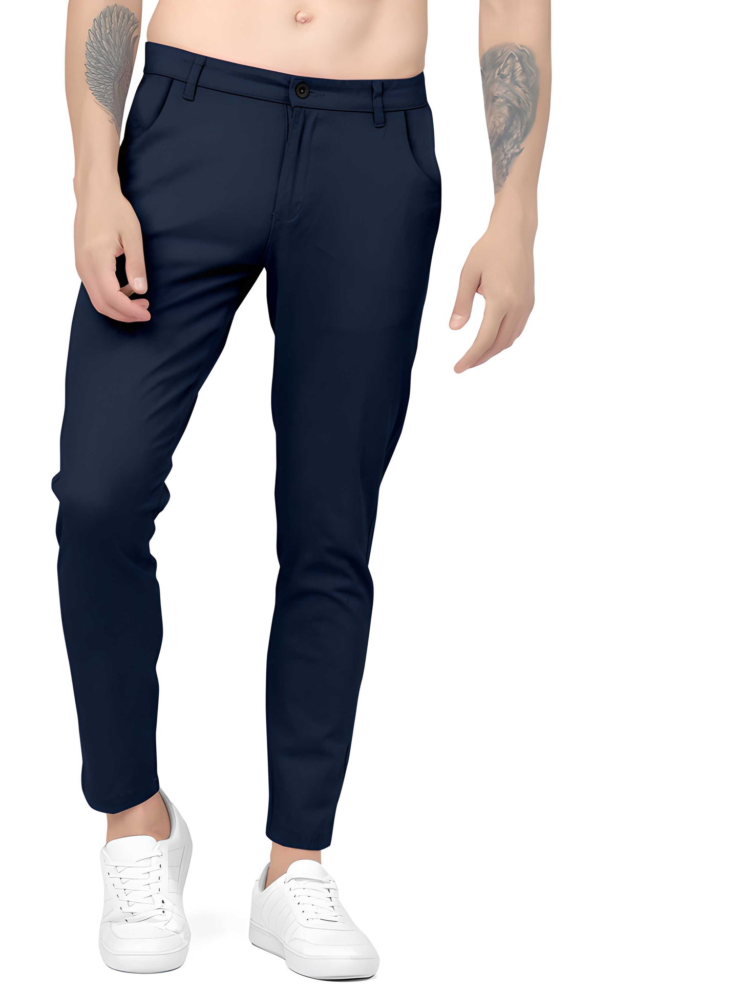 OS Men's Lycra Cotton Regular Fit Pant PRODUCT CODE(OS0008491)