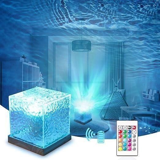 OS Rotating Water Ripple Night Light Aura Lamp PRODUCT CODE (OS0004817)