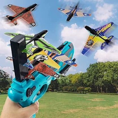 OS Airplane Launcher Toy Gun with Foam Glider PRODUCT CODE (OS0001127)