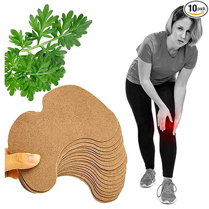 4beauty Therapy Herbal Knee Plaster Sticker Pain Relief and Inflammation Patches Joint Knee Relief Patches Kit Natural Wormwood Extract Sticker Knee Pain Relief Patches For Men Women Pack Of (10) PRODUCT CODE(OS0006325)