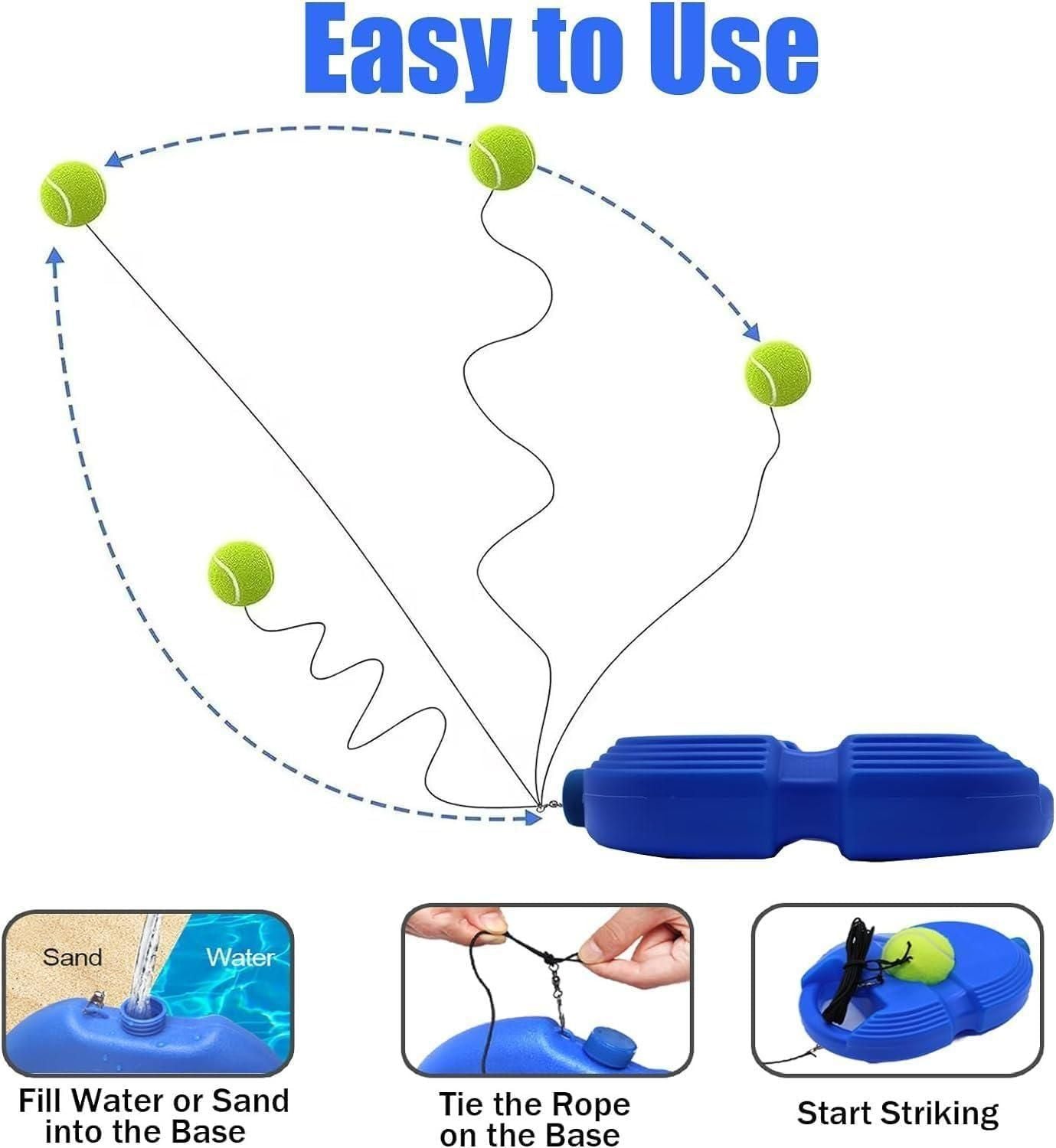 OS Solo Tennis Trainer Rebound Ball with String for Self Tennis Practice PRODUCT CODE (OS0006004)