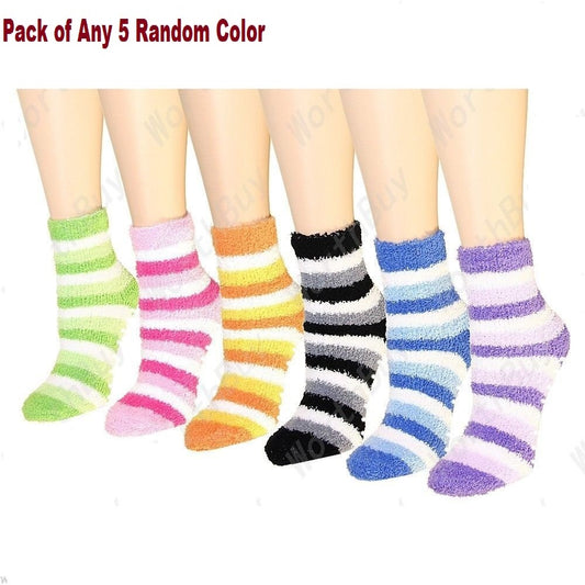 OS Soft & Cozy Ladies Women Girls Fuzzy Socks Winter Warm Feather Socks PRODUCT CODE (OS0010068)