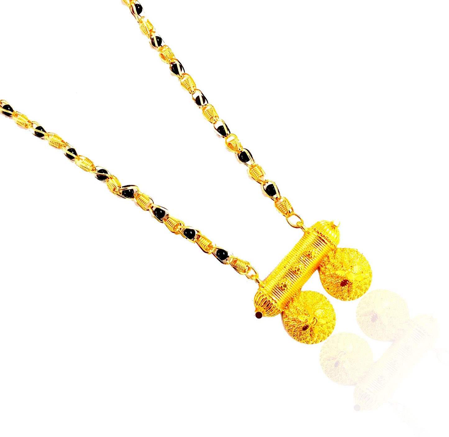 New Gold Plated Mangalsutra  PRODUCT CODE (OS0006812)