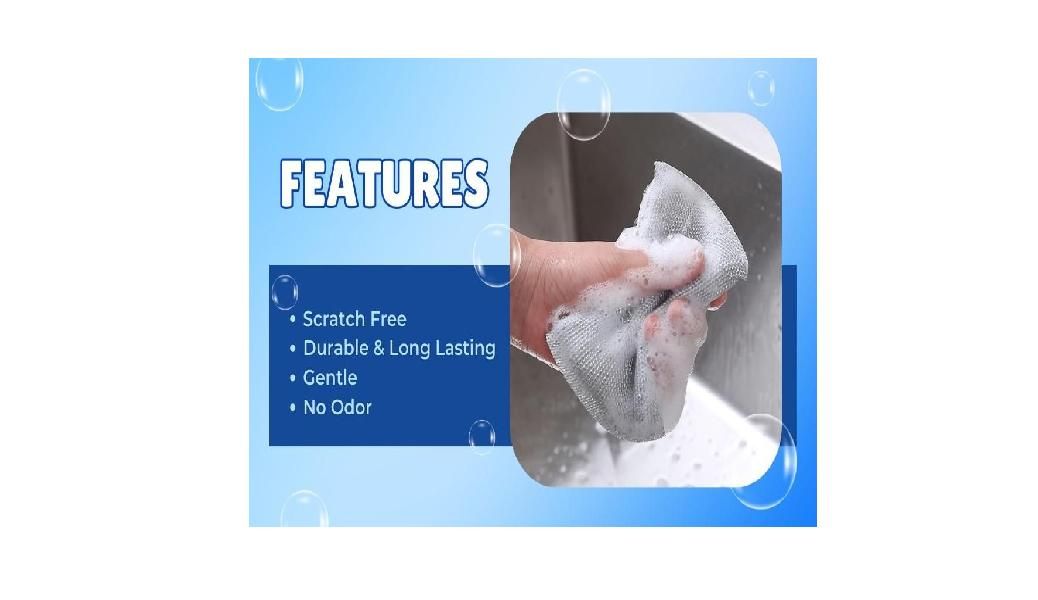 OS 4 Pieces Scrub Sponges PRODUCT CODE (OS0004751)