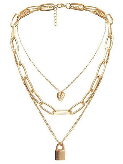 Gold Plated Stylish Necklace PRODUCT CODE (OS0006789)