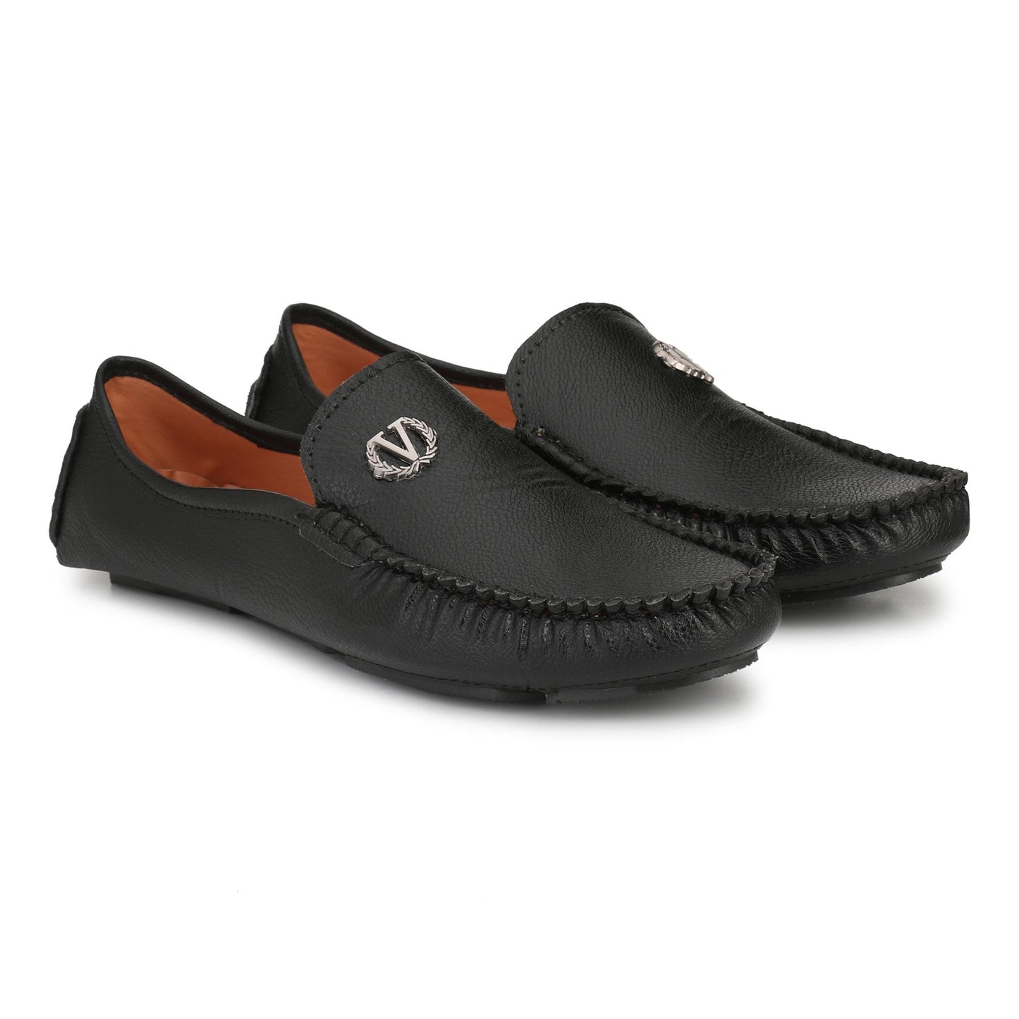 GMG Brawo Black Casual Loafer Shoes for Men's, Boys PRODUCT CODE (GMG0007134)