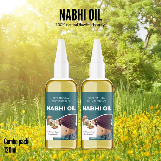 OS Natural Belly Buttin Oil Nabhi Oil 60ml (Pack Of 2) PRODUCT CODE(OS0006029)